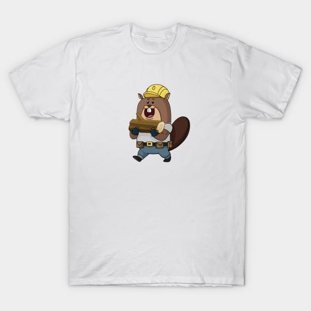 Beaver T-Shirt by betterblue